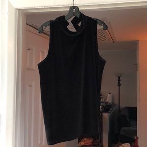 Loft Velvet Shell Tank, Size L